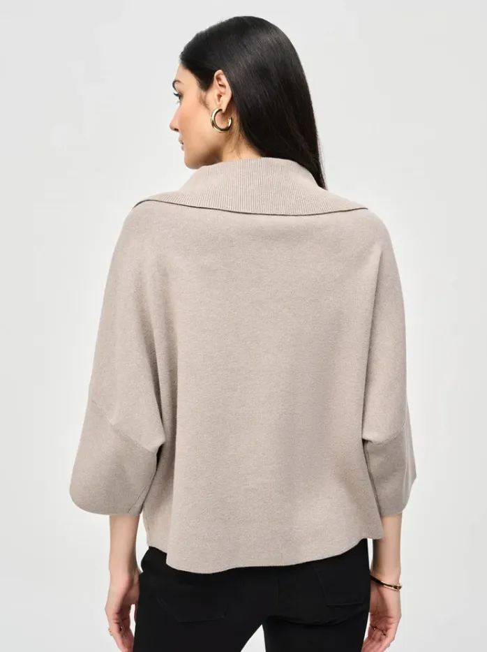 Zip Collar Luxe Sweater (XS-XXL) sold by Valencia Boutique product image thumbnail 2