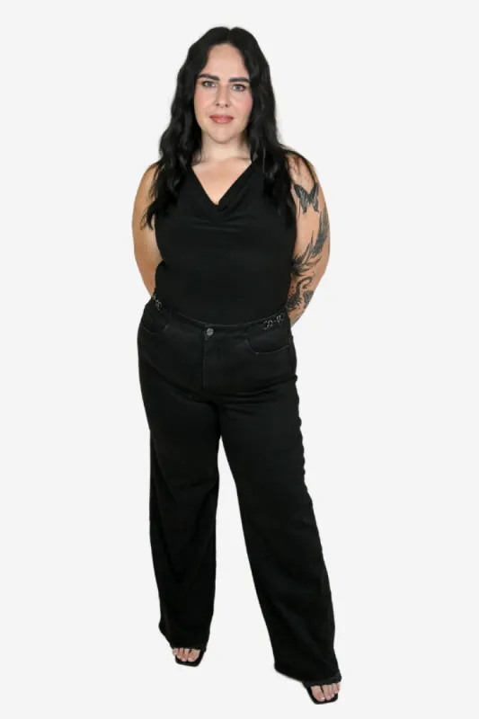 CURVE Wide Leg Jean sold by Valencia Boutique