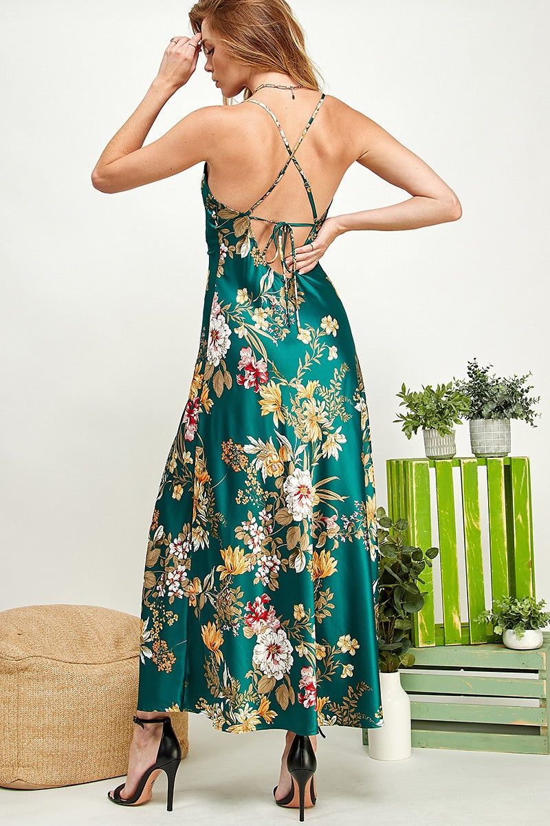 Floral Slip Dress sold by Valencia Boutique product image thumbnail 2