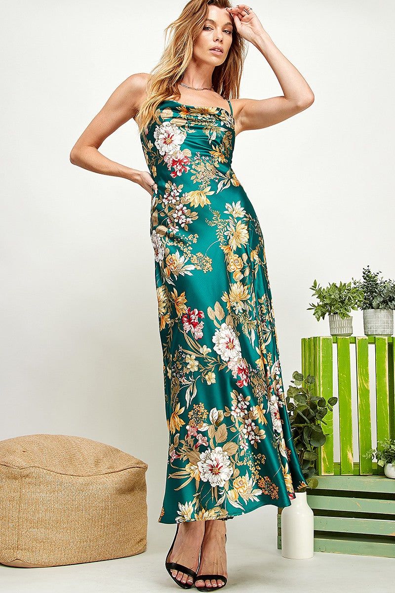 Floral Slip Dress sold by Valencia Boutique product image thumbnail 4