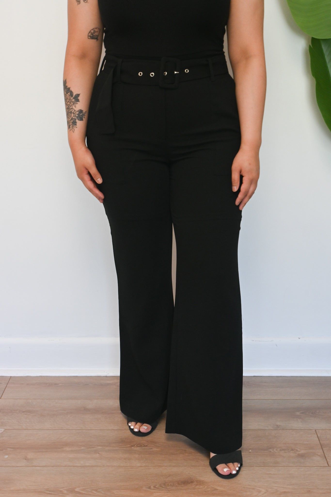 Toni Belted Trouser sold by Valencia Boutique