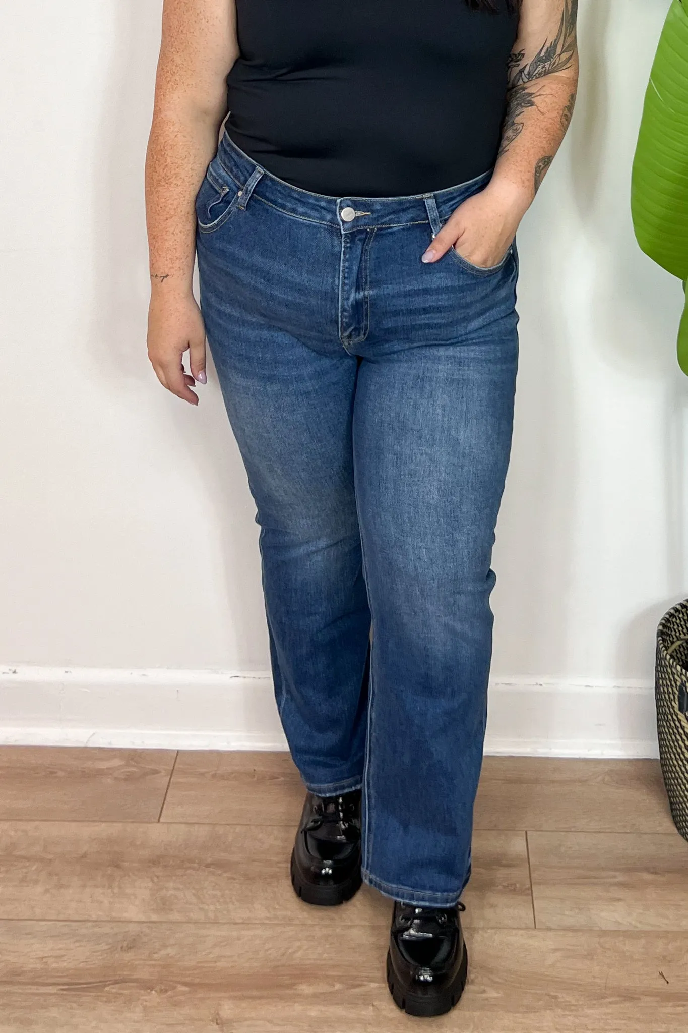 CURVE Slim Straight Jean sold by Valencia Boutique