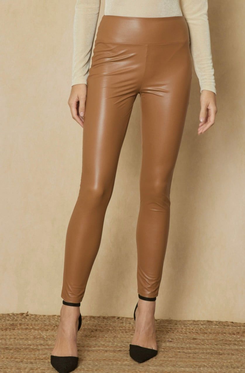 Faux Leather Legging sold by Valencia Boutique