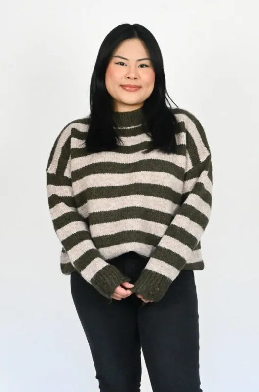 Striped Pullover Sweater sold by Valencia Boutique