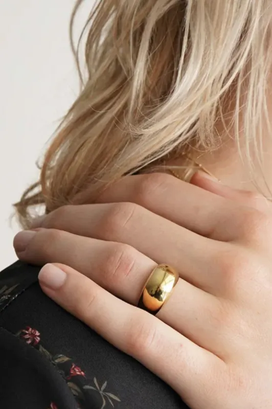 Chunky Band Ring sold by Valencia Boutique