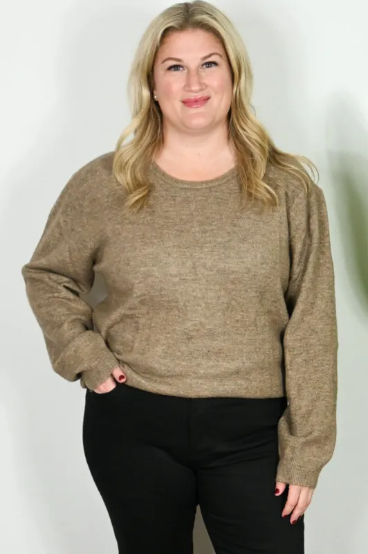 CURVE Classic Crew Sweater sold by Valencia Boutique