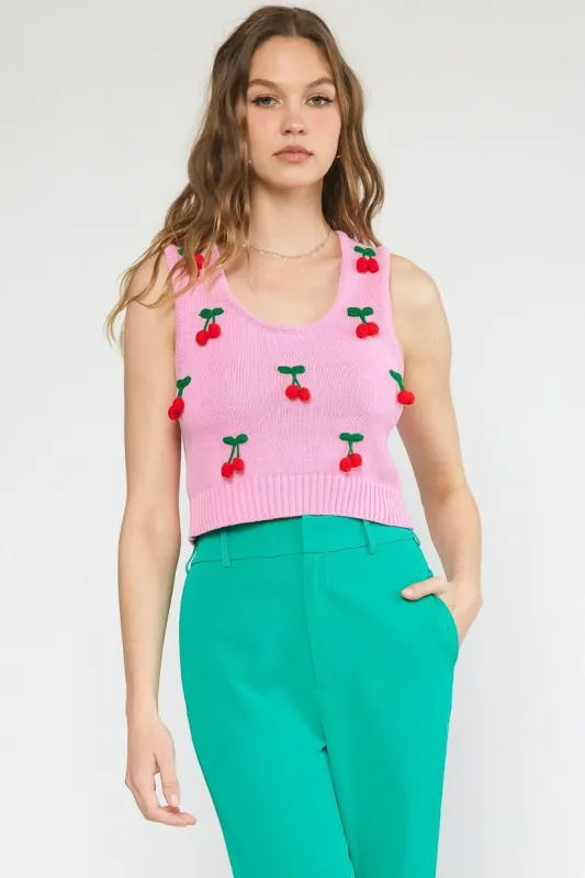 Cherry Tank sold by Valencia Boutique
