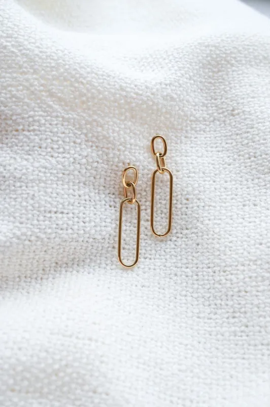 Chain Link Drop Earring sold by Valencia Boutique