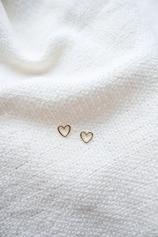 Heart Studs sold by Valencia Boutique
