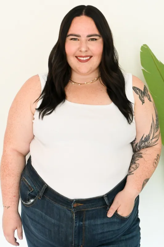 Square Neck Tank (S-3X) sold by Valencia Boutique