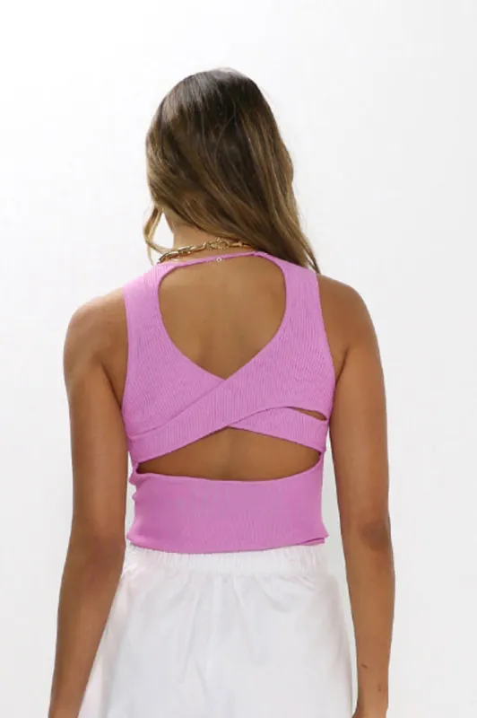 Devon Cut Out Top sold by Valencia Boutique