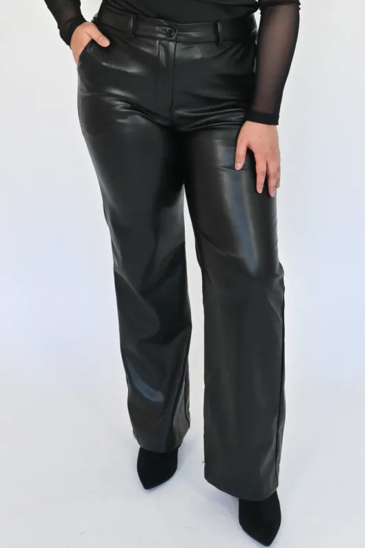 Faux Leather Pant sold by Valencia Boutique