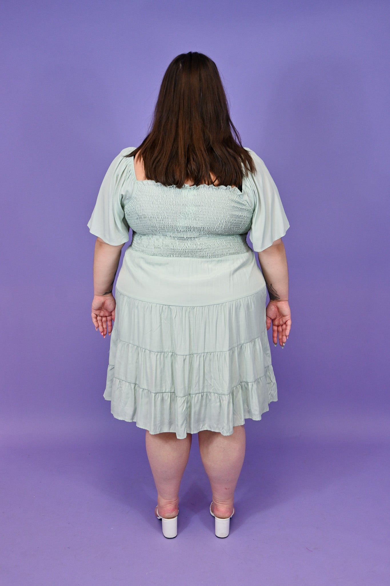 Smocked Mini Dress (S-3X) sold by Valencia Boutique product image thumbnail 5