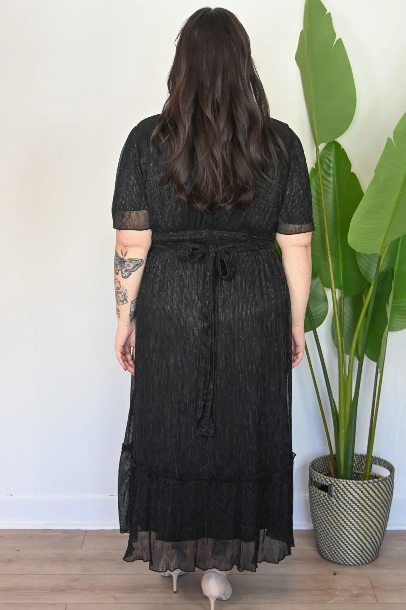 CURVE Shimmer Midi Dress sold by Valencia Boutique product image thumbnail 3