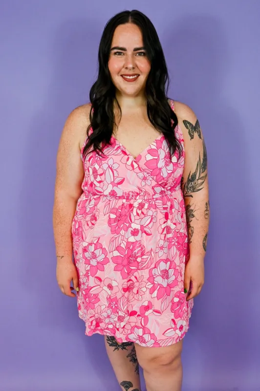 CURVE Print Mini Dress sold by Valencia Boutique