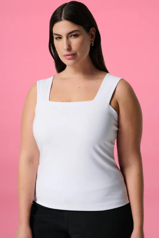 CURVE Square Neck Tank sold by Valencia Boutique