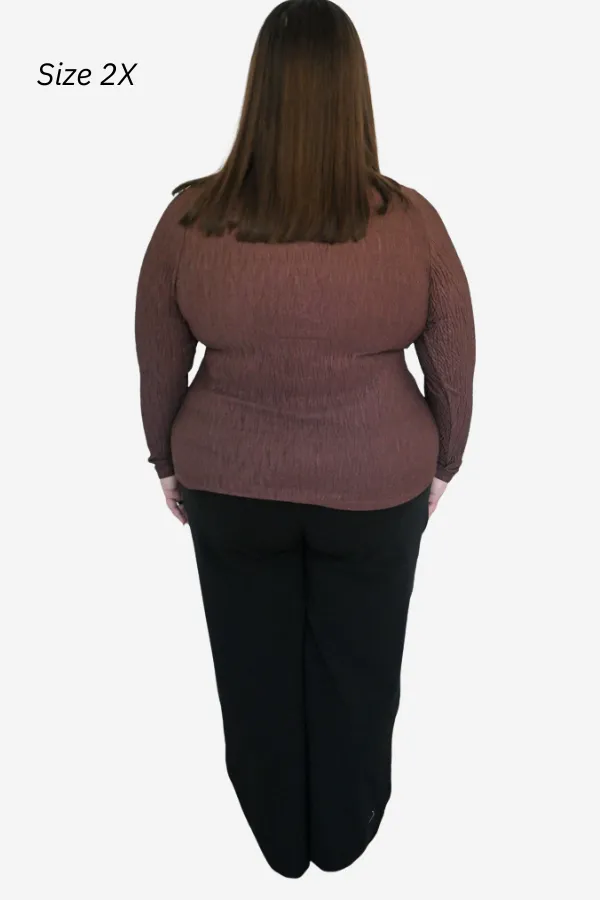 Straight Leg Trouser (S-2X) sold by Valencia Boutique product image thumbnail 4