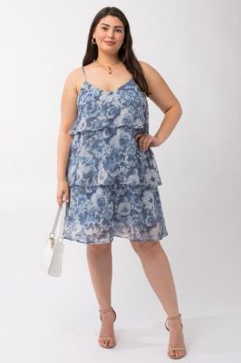 CURVE Tiered Mini Dress sold by Valencia Boutique