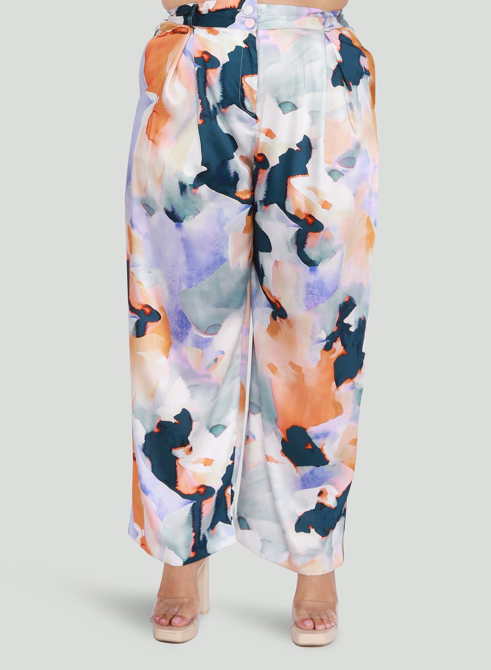 Printed Wide Leg Pant sold by Valencia Boutique product image thumbnail 3
