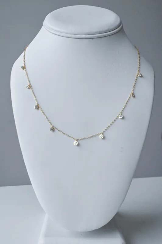 Dainty Dot Necklace sold by Valencia Boutique