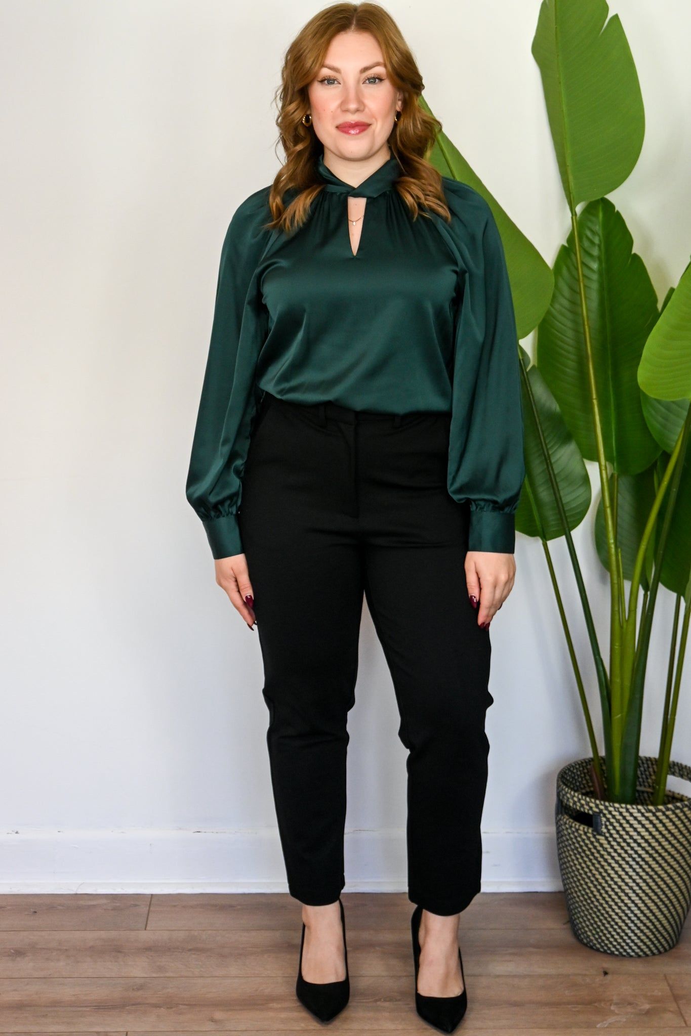 Keyhole LS Blouse sold by Valencia Boutique product image thumbnail 3