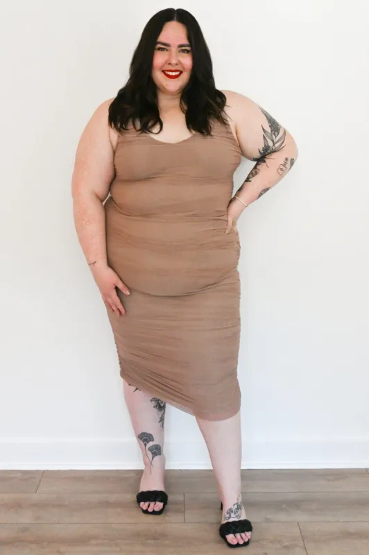 CURVE Bodycon Midi Dress sold by Valencia Boutique