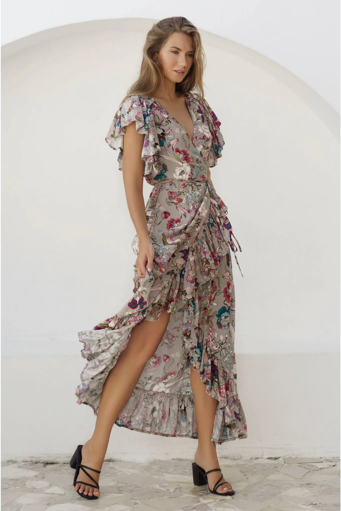 Carmen Wrap Dress (S-3X) sold by Valencia Boutique product image thumbnail 2