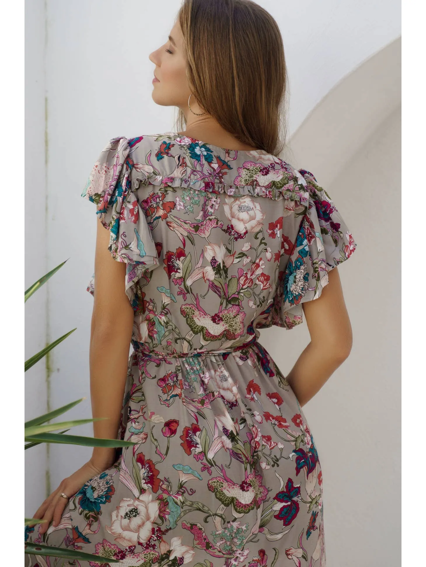 Carmen Wrap Dress (S-3X) sold by Valencia Boutique product image thumbnail 5