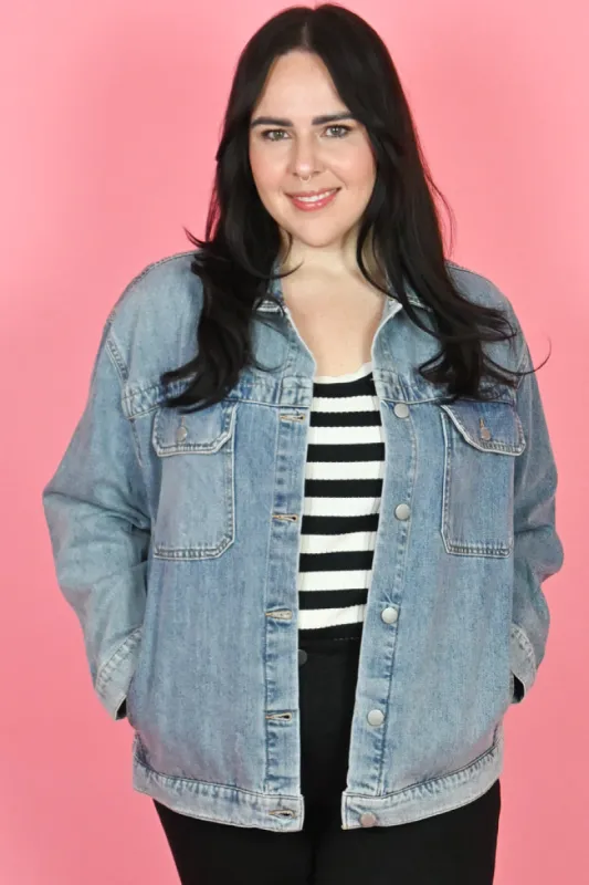 CURVE Jean Jacket sold by Valencia Boutique