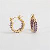 Pave Hoops sold by Valencia Boutique product image thumbnail 2