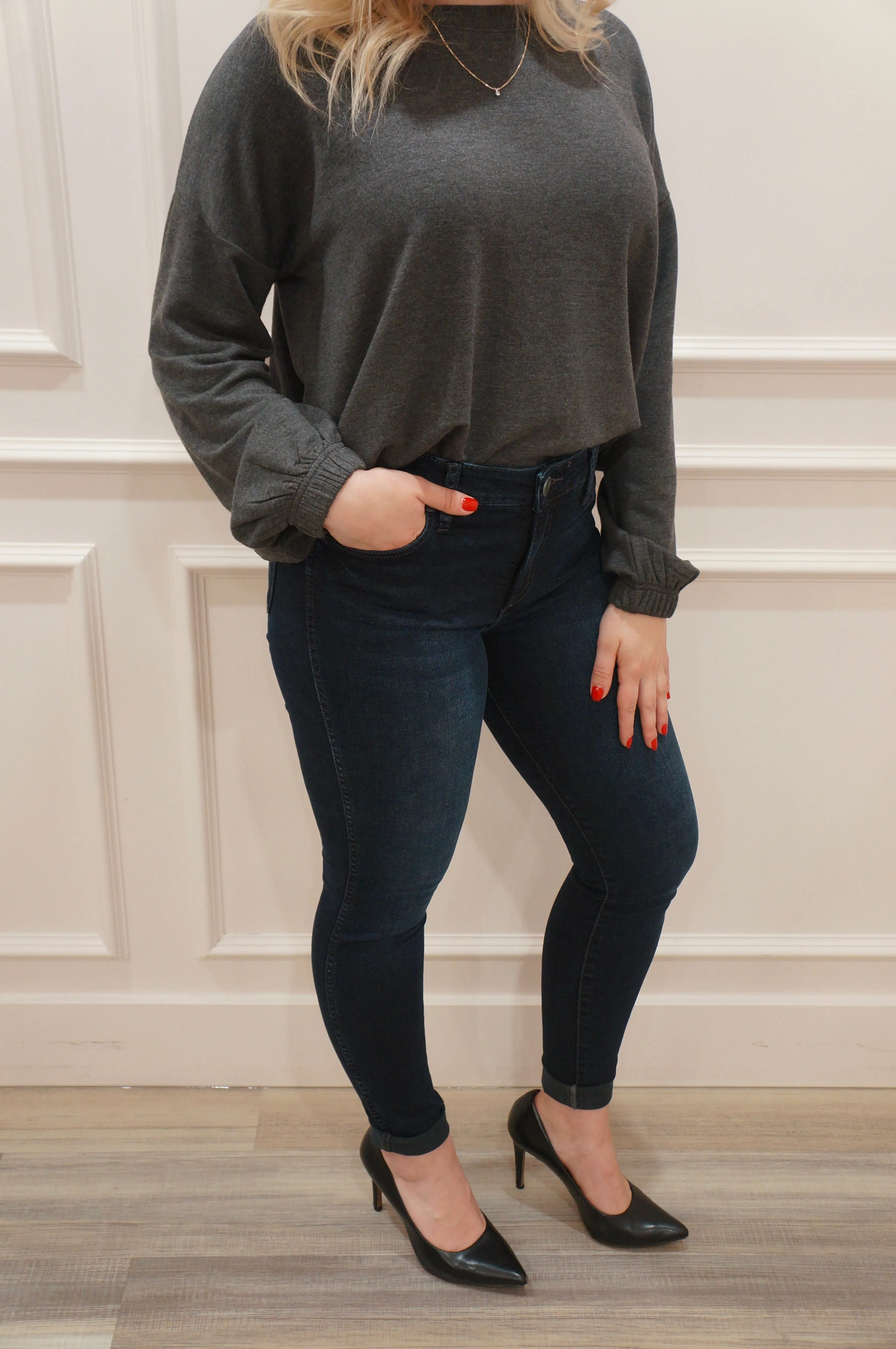 KUT Mia Fab Ab High Rise Skinny Jean sold by Valencia Boutique