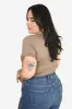 CURVE Square Neck Tee sold by Valencia Boutique
