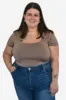 CURVE Square Neck Tee sold by Valencia Boutique
