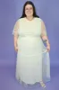 Embroidered Tulle Maxi Dress (S-3X) sold by Valencia Boutique