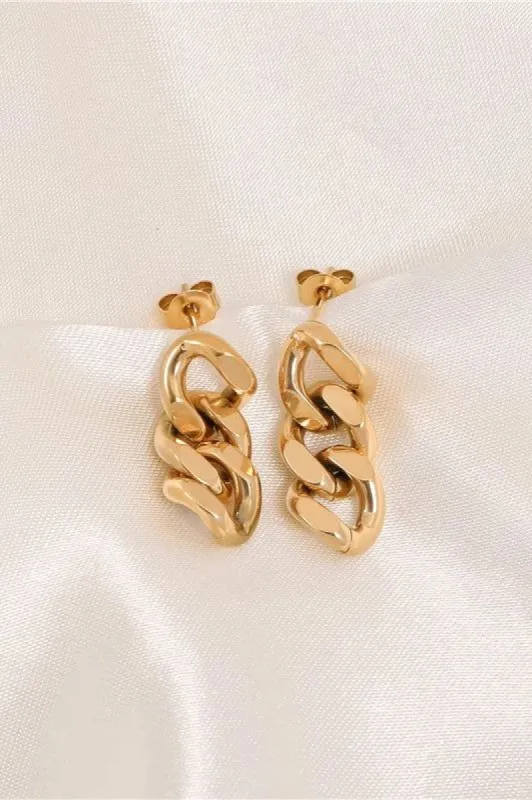 Chain Drop Earrings sold by Valencia Boutique