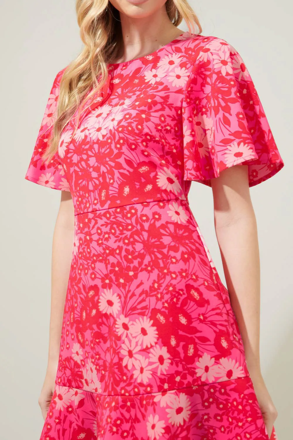 Pink Mini Dress (XS-3X) sold by Valencia Boutique product image thumbnail 5