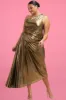CURVE One Shoulder Pleated Dress sold by Valencia Boutique