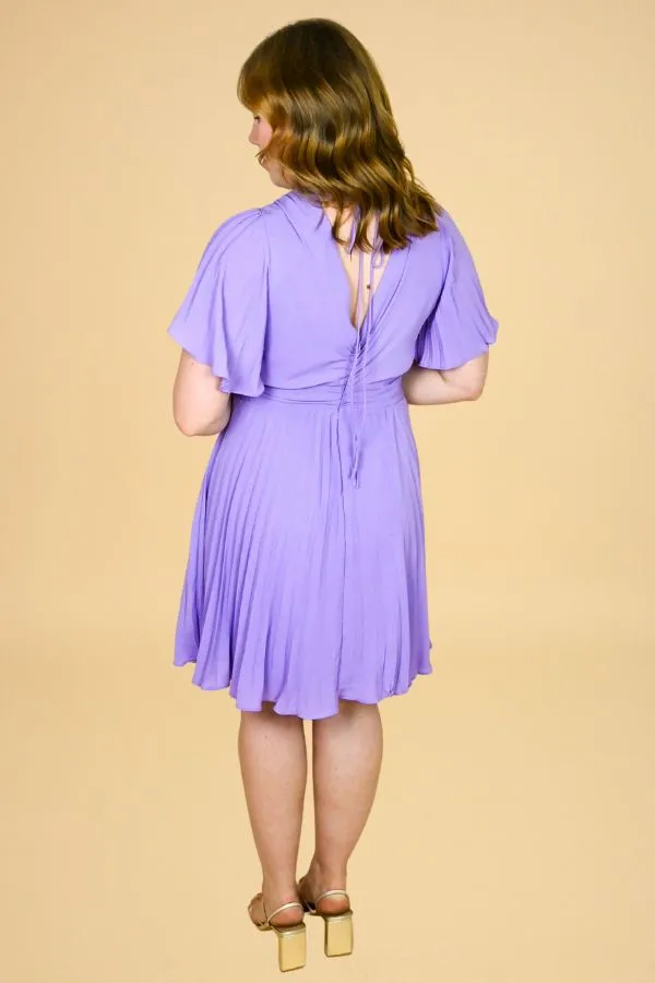 Stacey Pleated Mini Dress sold by Valencia Boutique product image thumbnail 2