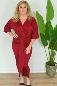 CURVE Ruched Bodycon Dress sold by Valencia Boutique
