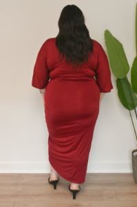 CURVE Ruched Bodycon Dress sold by Valencia Boutique