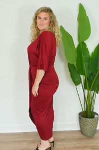 CURVE Ruched Bodycon Dress sold by Valencia Boutique
