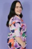 Print Satin Top (S-2X) sold by Valencia Boutique