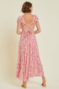 Strappy Back Midi Dress sold by Valencia Boutique