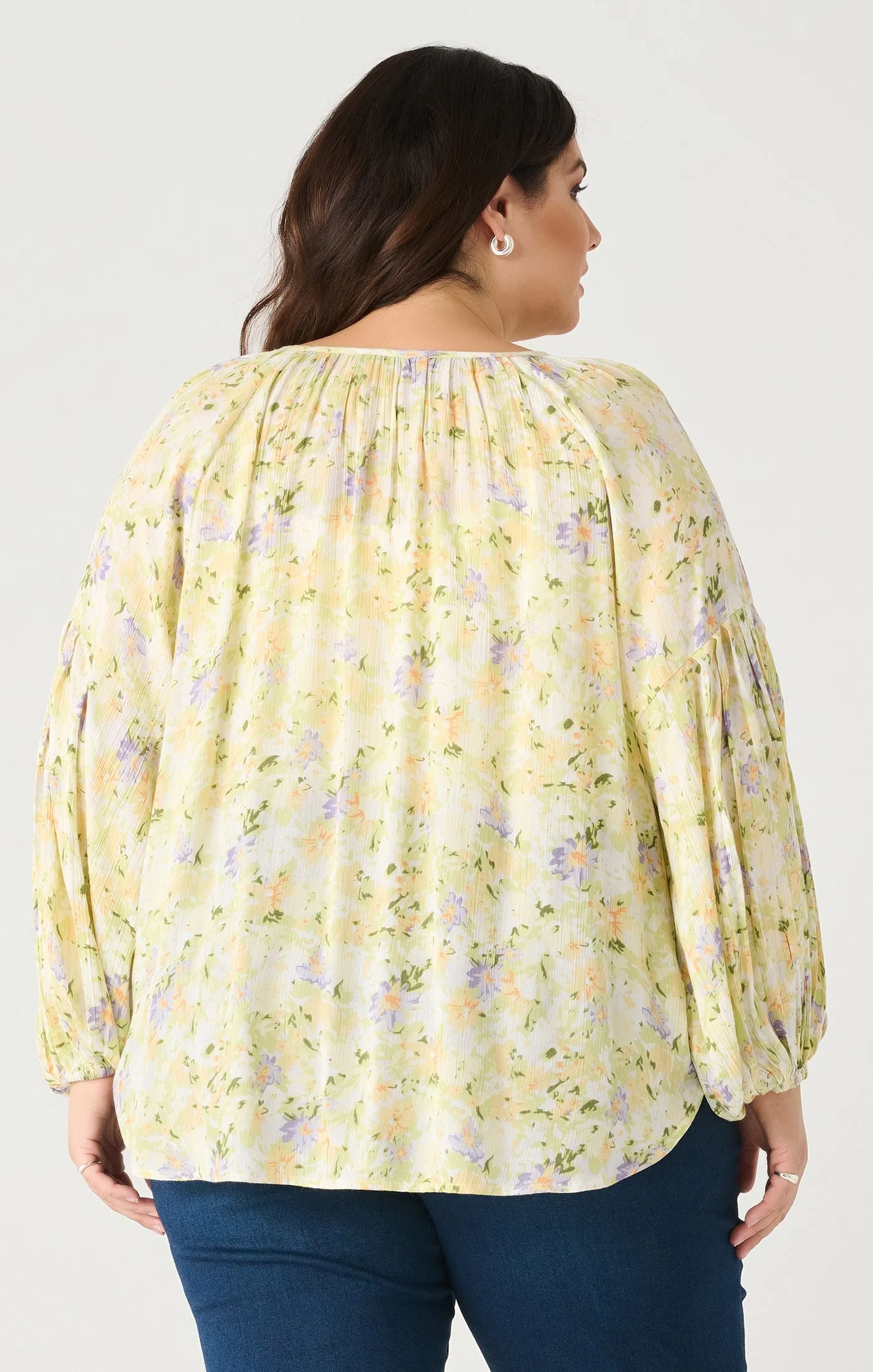 CURVE Floral Blouse sold by Valencia Boutique product image thumbnail 3