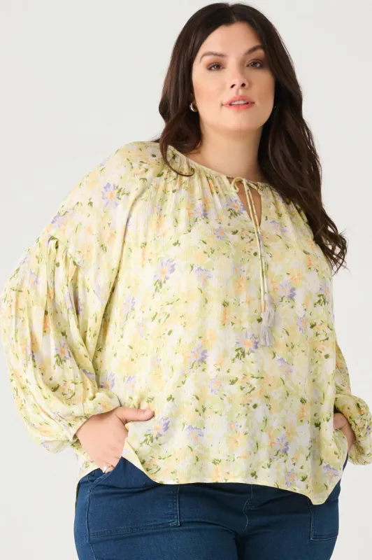 CURVE Floral Blouse sold by Valencia Boutique