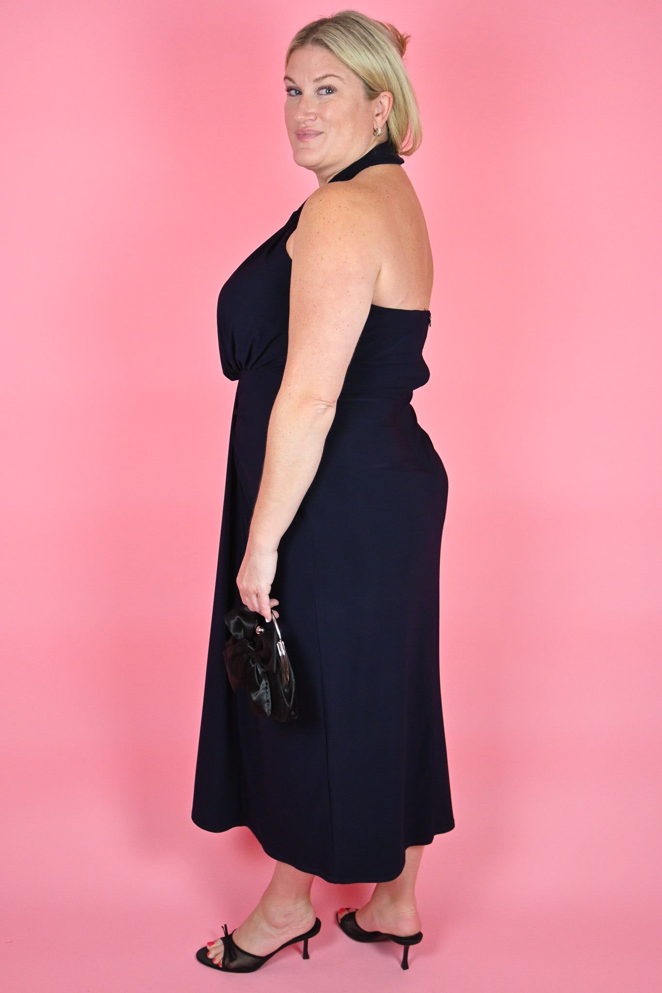 CURVE Halter Midi Dress sold by Valencia Boutique product image thumbnail 2