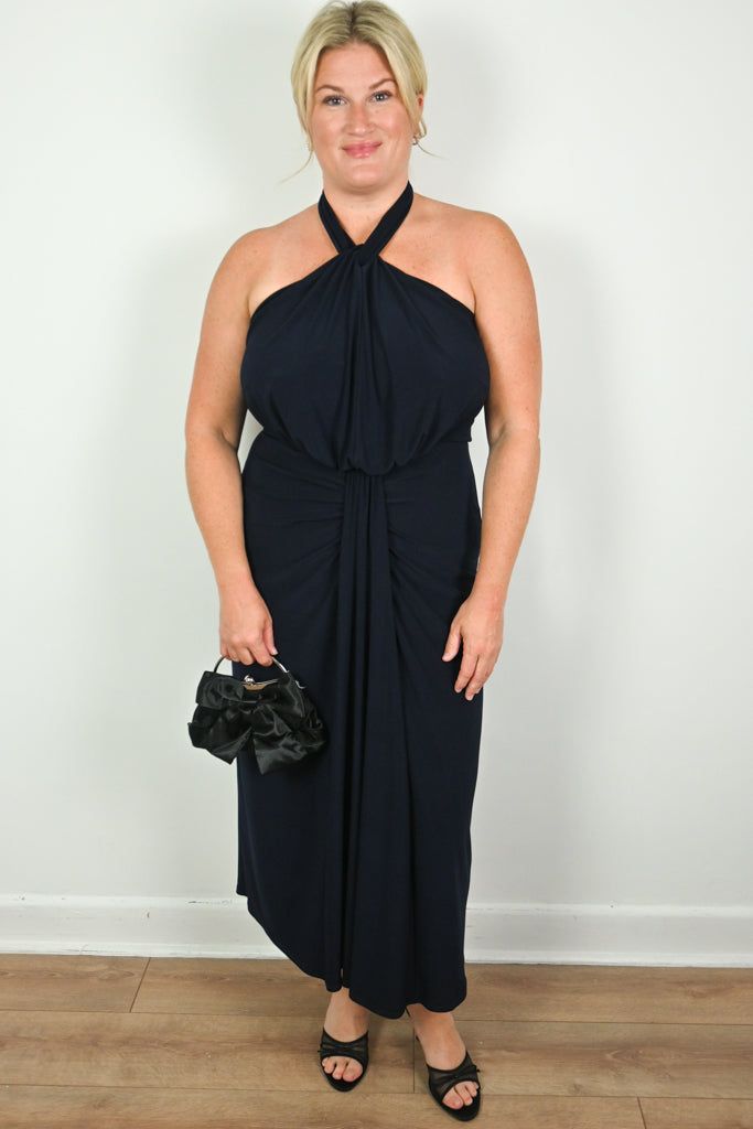 CURVE Halter Midi Dress sold by Valencia Boutique product image thumbnail 4