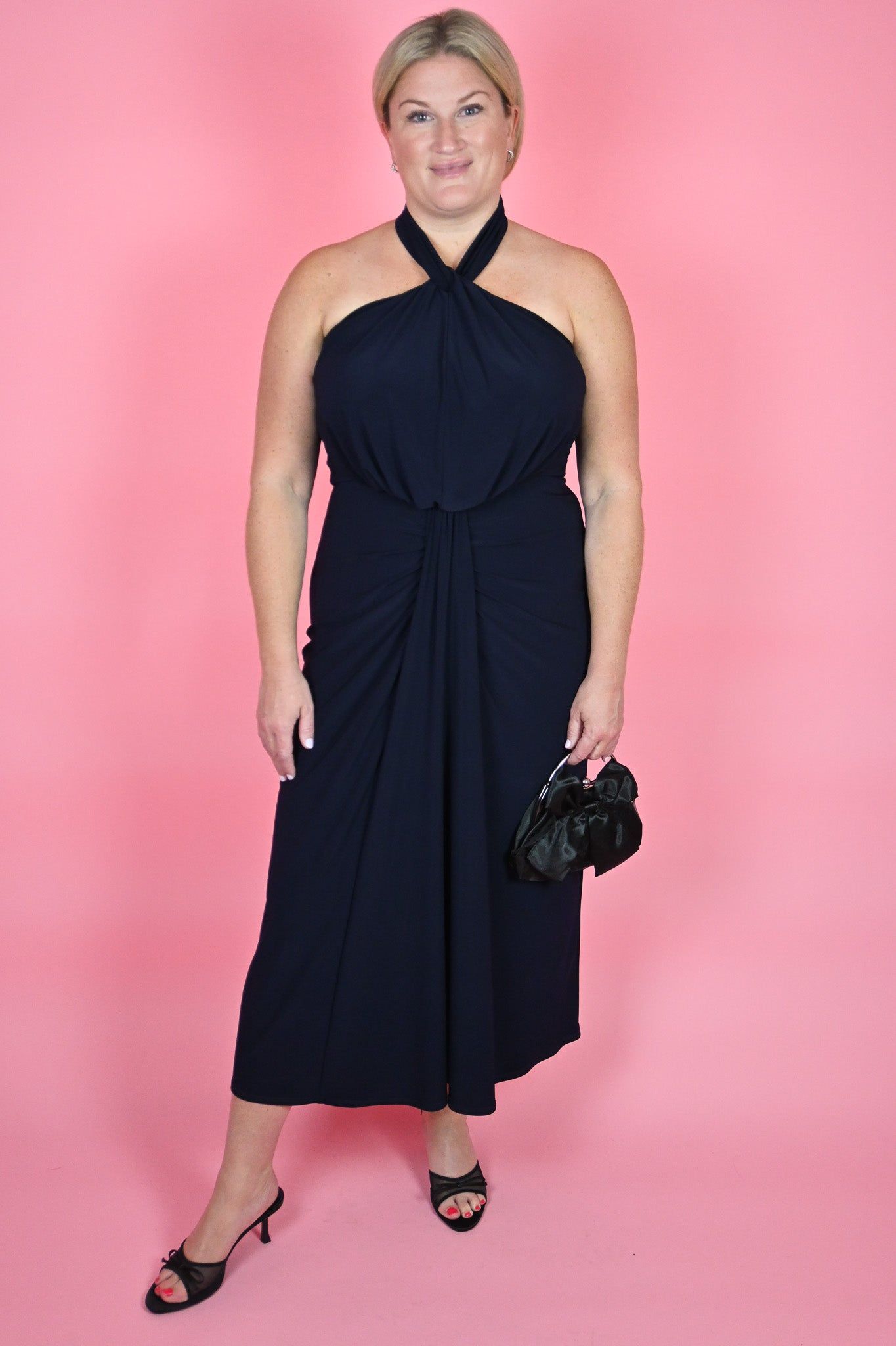 CURVE Halter Midi Dress sold by Valencia Boutique