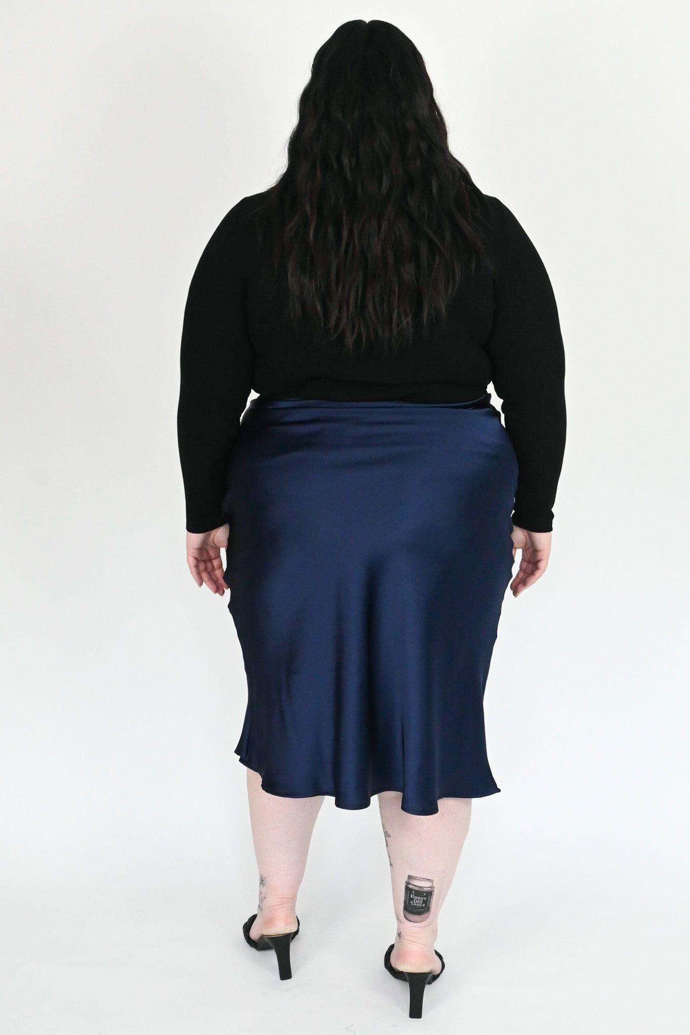 Satin Slip Skirt (S-3X) sold by Valencia Boutique product image thumbnail 7