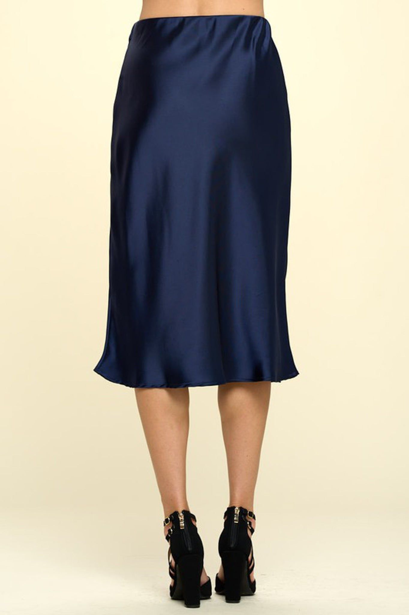 Satin Slip Skirt (S-3X) sold by Valencia Boutique product image thumbnail 10
